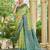 banarasi silk blend green saree with elegant floral buti design & jacquard border latest ethnic saree