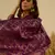Floral printed silk blend round neck kurta trouser & dupatta set