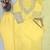 Yellow silk  party wear embroidery  coty suit set