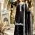 Black chanderi  party wear embroider y  plazzo suit set
