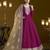 rani pink chanderi butti Anarkali Suit
