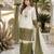 Mahendi georgette  party wear embroidery  plazzo suit set