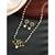 Green necklace drop earrings set ethnic fashion jewellery for women