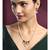Green necklace drop earrings set ethnic fashion jewellery for women