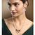 Rani pink necklace drop earrings set ethnic fashion jewellery for women