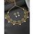 Green necklace drop earrings set ethnic fashion jewellery for women