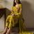 Women's Gorgeous Thread Work Chanderi Sik Fabric Straight Kurta Pant and Dupatta Set