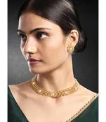 White necklace stud earrings set ethnic fashion jewellery for women