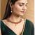 Rani pink necklace drop earrings set ethnic fashion jewellery for women