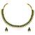 Green necklace earrings set ethnic jewellery gift for women