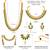Green long necklace with choker earrings set ethnic jewellery gift for women