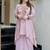 Women's Gorgeous Embroidery Work French Crepe Fabric Flared Kurta Palazzo Set