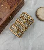 Pearl bangles set for women