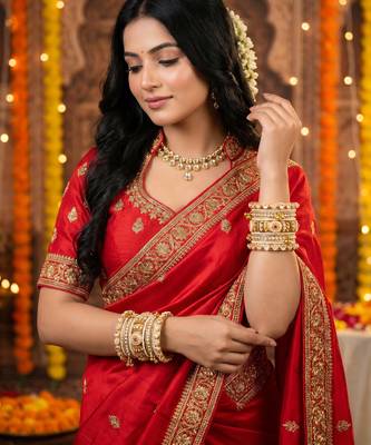 Pearl bangles set for women 3
