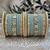 Pearl & kundan traditional bangles set