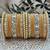 Pearl & kundan traditional bangles set