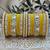 Pearl & kundan traditional bangles set