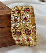 Kundan hathi kada for brides