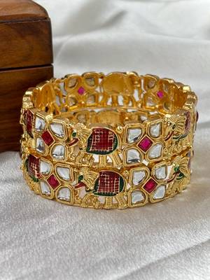 Kundan hathi kada for brides 2
