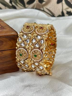 Openable kundan kada for brides 2