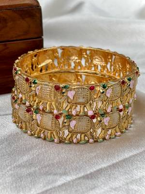 Ethnic hathi kada – traditional wedding bangle 2