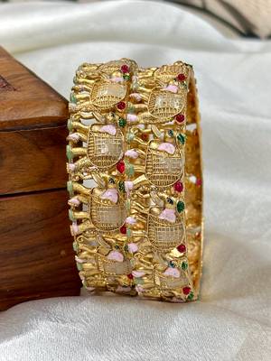 Ethnic hathi kada – traditional wedding bangle 3