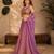 PURPLE OMBER BEADS EMBROIDERY FENDI LEHENGA CHOLI DUPATTA SET