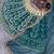 Green Mulmul silk festive lehenga with velvet blouse and organza dupatta For Women's