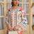Off white rayon printed co-ord set