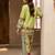 Lime rayon printed co-ord set