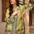 Lime rayon printed co-ord set