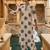 White cotton printed kurta with pant
