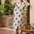 White cotton printed kurta with pant