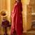 Maroon chanderi silk heavy thread embroidery work kurta pant set