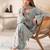 Sky blue chanderi silk heavy thread embroidery work kurta pant set