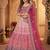 Pink Embroidered Lehenga Choli with dupatta
