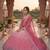 Pink Embroidered Lehenga Choli with dupatta