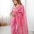 Pink Gold Crush One minute Ready to Wear saree 