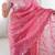 Pink Gold Crush One minute Ready to Wear saree 