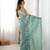 Green Gold Crush One minute Ready to Wear saree 