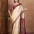 Red color Readymade semi modal saree with unstitched designer blouse