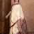 Red color ready to wear semi modal saree with unstitched designer blouse
