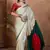 Green color ready to wear semi modal saree with unstitched designer blouse