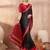 Black color ready to wear semi modal saree with unstitched designer blouse