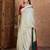 Green color ready to wear semi modal saree with unstitched designer blouse