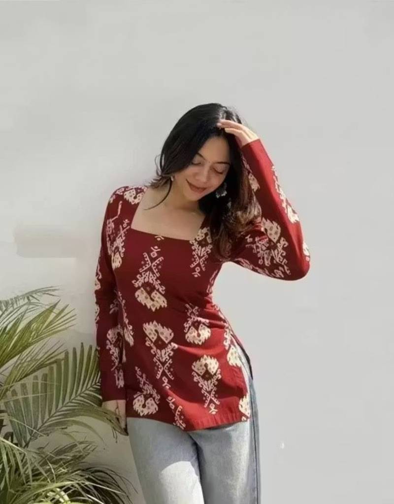 Women's Rayon printed Handblock Tunics