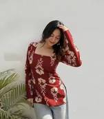 Women's Rayon printed Handblock Tunics
