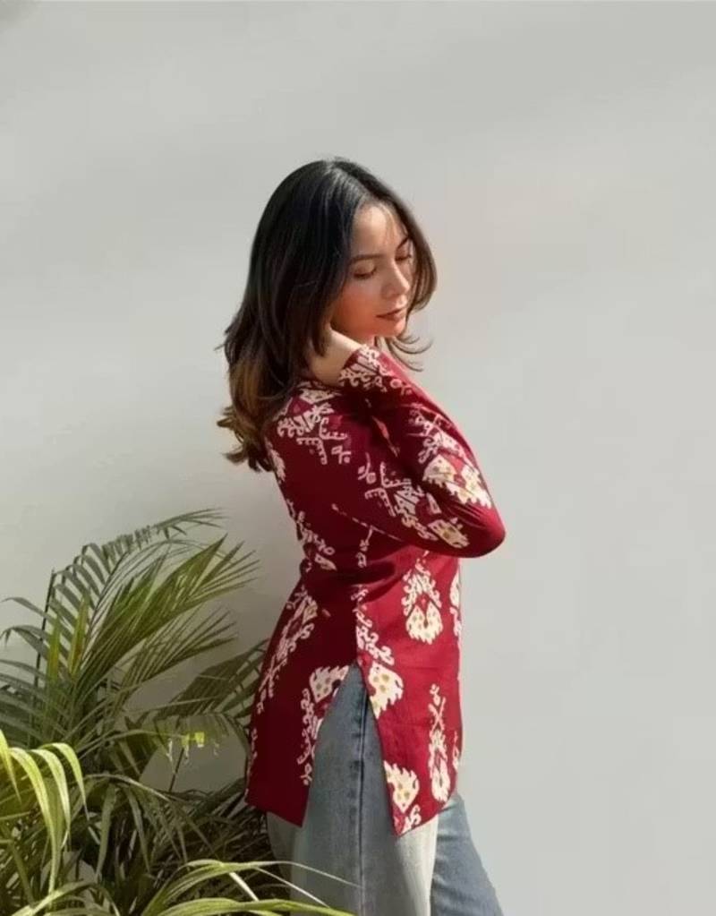 Women's Rayon printed Handblock Tunics