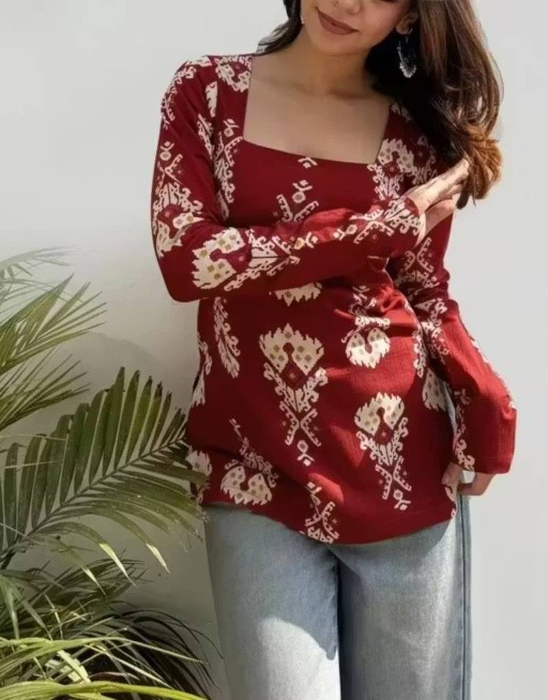 Women's Rayon printed Handblock Tunics