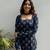 Women's rayon handpainted handblock designer Short Kurtis